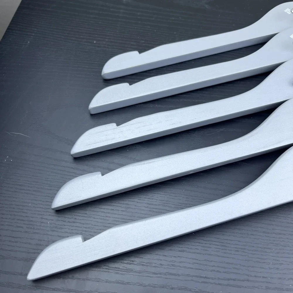 Columbia Sportswear Company Wooden Clothes Hangers Gray Set of 5
